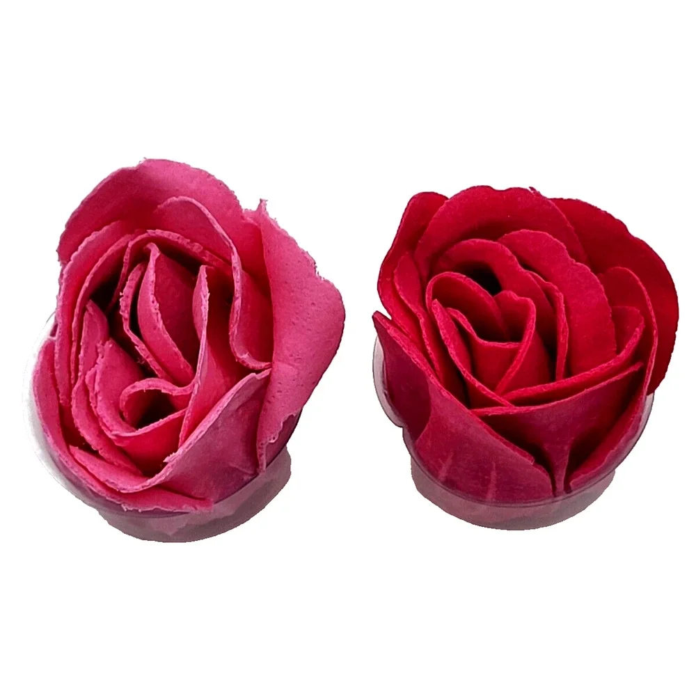 Vintage Handcrafted Delicate Pink Rose Petal Shaped Soap 2